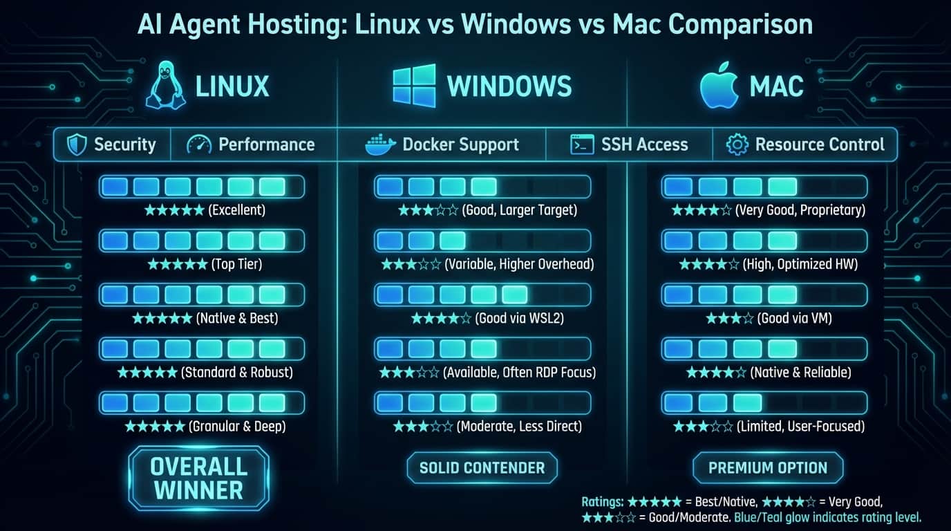 Linux vs Windows for AI Agent Infrastructure