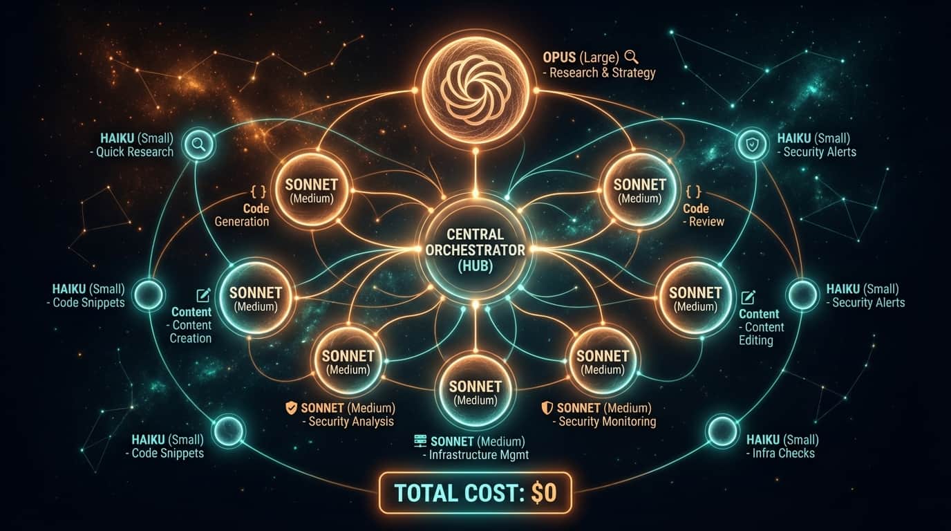 13-Agent Simultaneous Orchestration